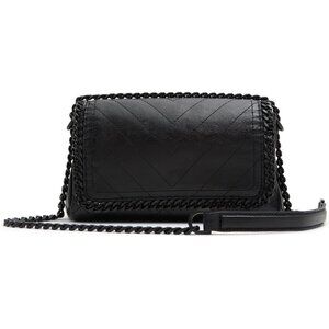 Kayleyyx Womens Cross Body Bag Black Synthetic Compact Versatile